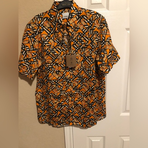 NEW SEASON BURBERRY TB MONOGRAM UNISEX SHIRT